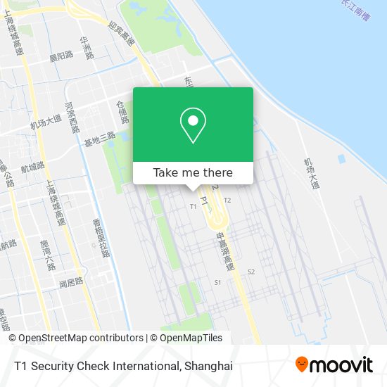 T1 Security Check International map