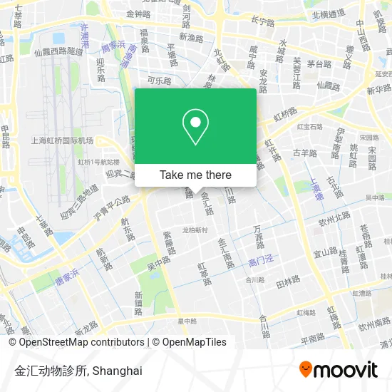 金汇动物診所 map
