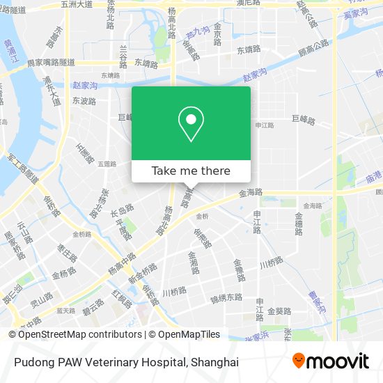 Pudong PAW Veterinary Hospital map