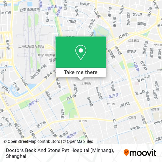 Doctors Beck And Stone Pet Hospital (Minhang) map