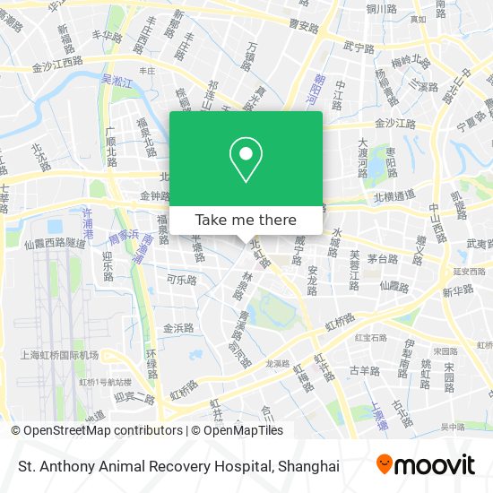 St. Anthony Animal Recovery Hospital map