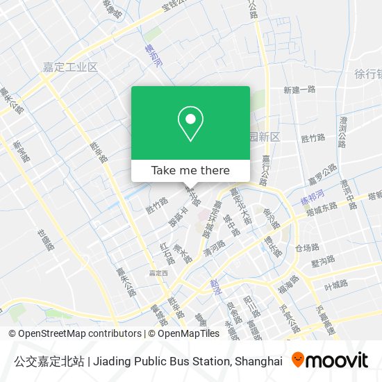 公交嘉定北站 | Jiading Public Bus Station map