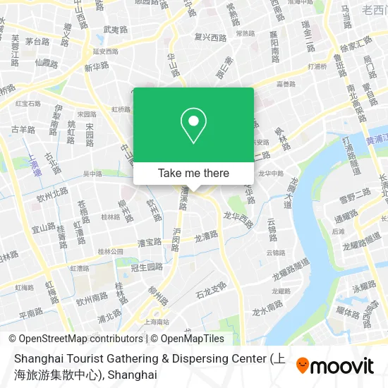 Shanghai Tourist Gathering & Dispersing Center (上海旅游集散中心) map