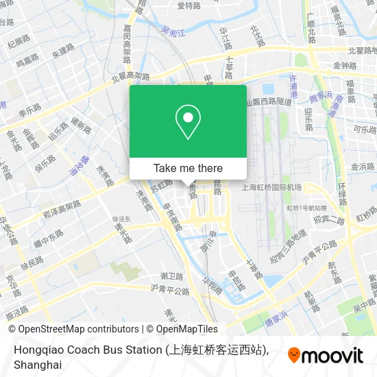 Hongqiao Coach Bus Station (上海虹桥客运西站) map
