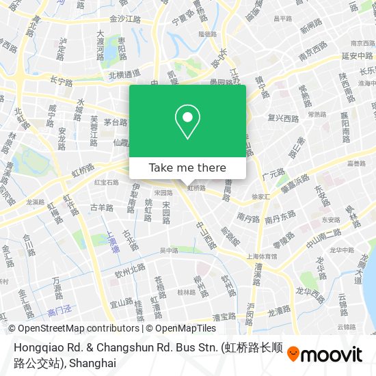 Hongqiao Rd. & Changshun Rd. Bus Stn. (虹桥路长顺路公交站) map