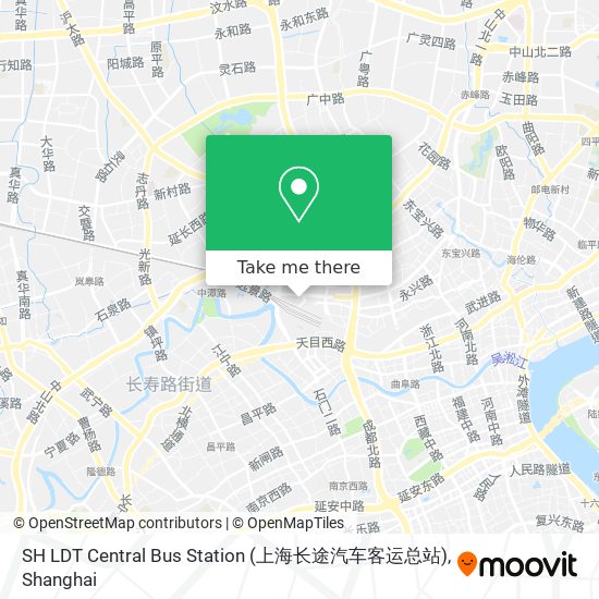 SH LDT Central Bus Station (上海长途汽车客运总站) map