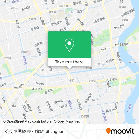 公交罗秀路凌云路站 map