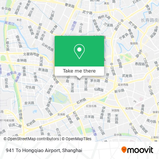 941 To Hongqiao Airport map