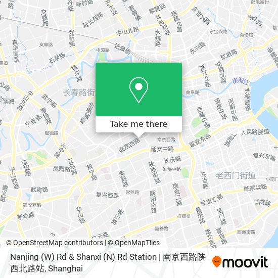 Nanjing (W) Rd & Shanxi (N) Rd Station | 南京西路陕西北路站 map