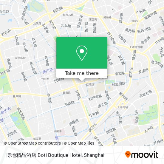 博地精品酒店 Boti Boutique Hotel map