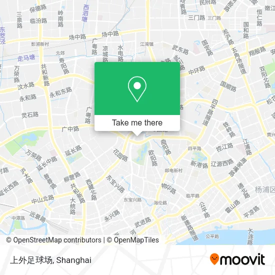 上外足球场 map