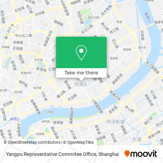 Yangpu Representative Commitee Office map