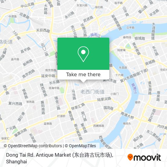 Dong Tai Rd. Antique Market (东台路古玩市场) map