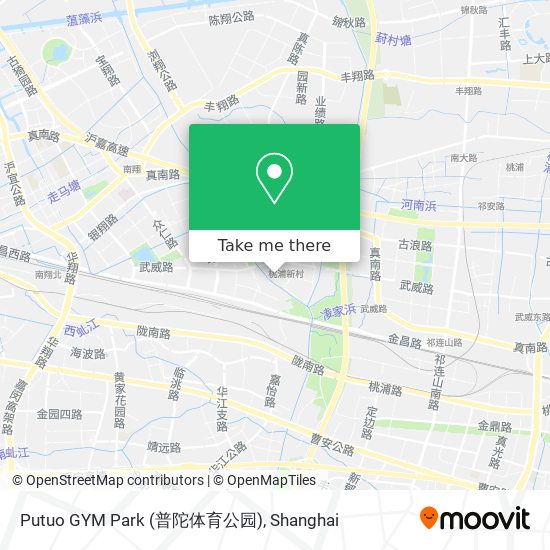Putuo GYM Park (普陀体育公园) map