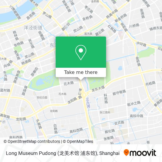 Long Museum Pudong (龙美术馆 浦东馆) map