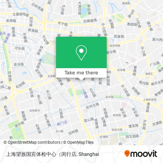 上海望族国宾体检中心（闵行店 map