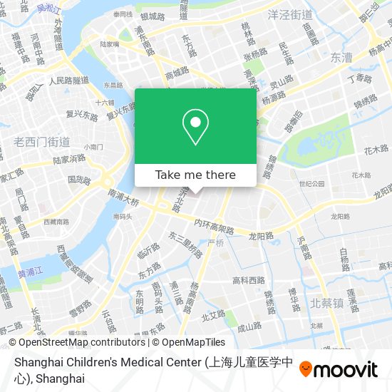 Shanghai Children's Medical Center (上海儿童医学中心) map