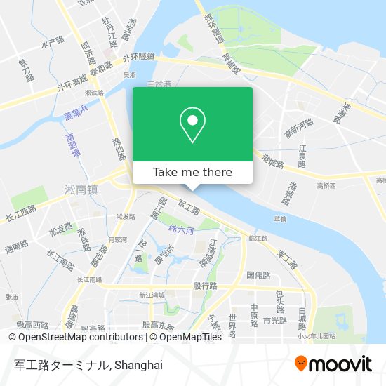 军工路ターミナル map