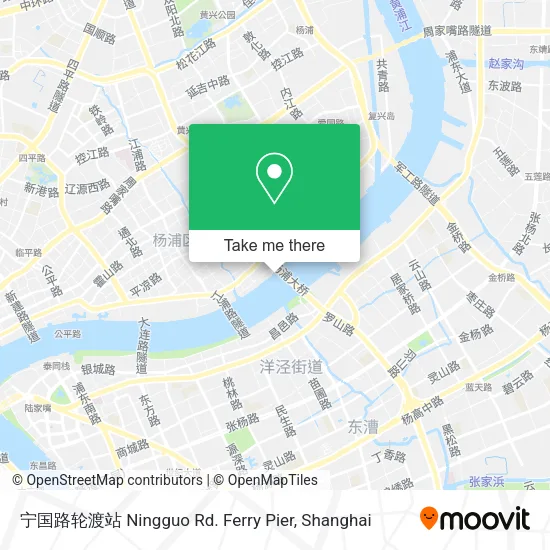 宁国路轮渡站 Ningguo Rd. Ferry Pier map