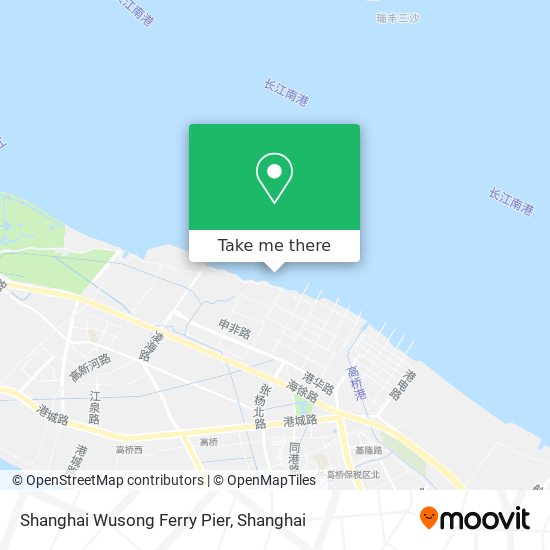 Shanghai Wusong Ferry Pier map