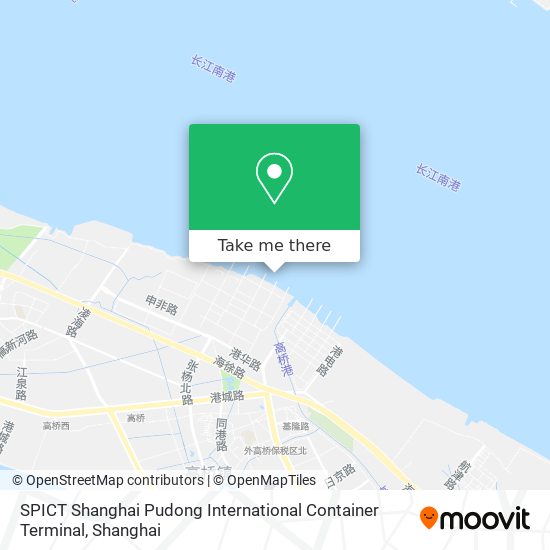 SPICT Shanghai Pudong International Container Terminal map