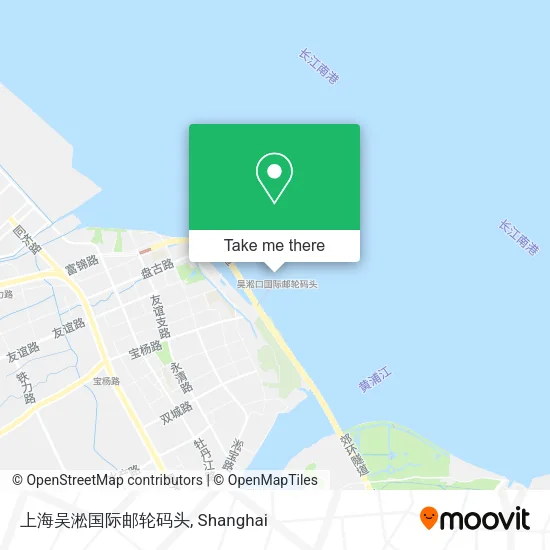 上海吴淞国际邮轮码头 map