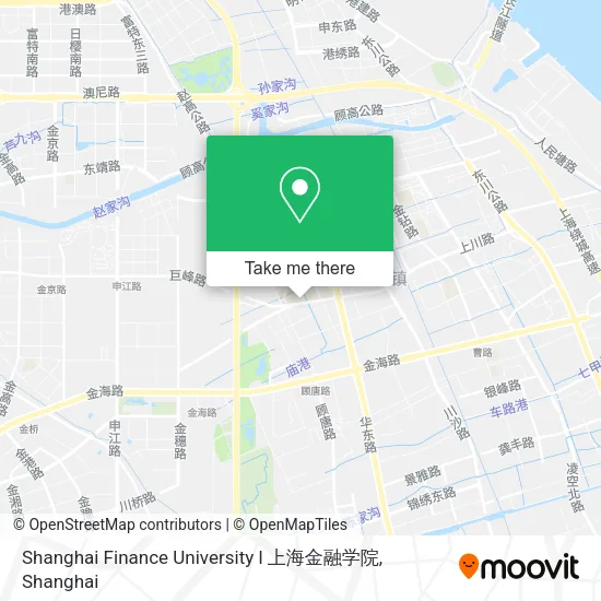 Shanghai Finance University l 上海金融学院 map