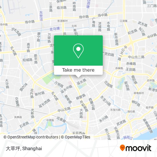 大草坪 map