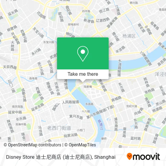 Disney Store 迪士尼商店 map