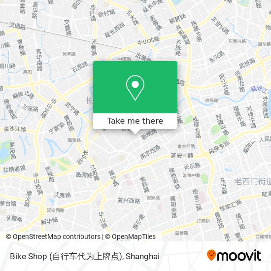 Bike Shop (自行车代为上牌点) map