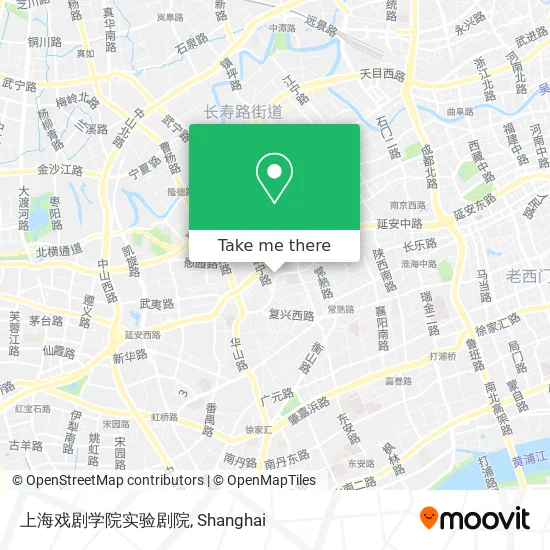 上海戏剧学院实验剧院 map