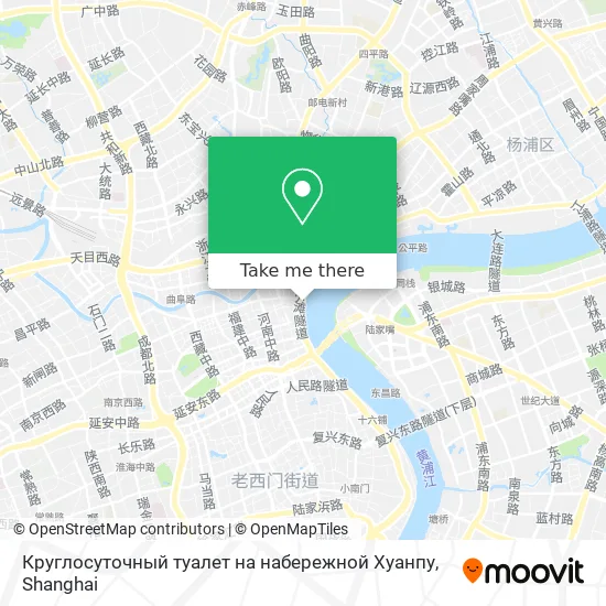 Круглосуточный туалет на набережной Хуанпу map