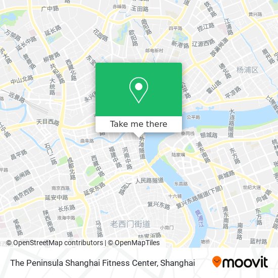The Peninsula Shanghai Fitness Center map