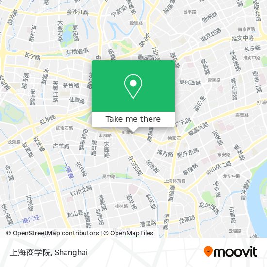 上海商学院 map
