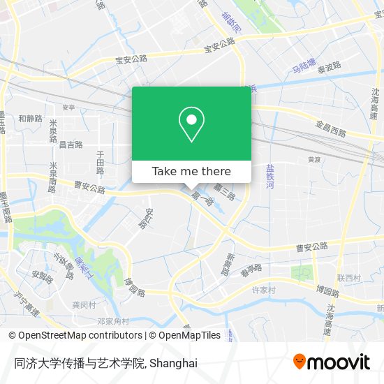 同济大学传播与艺术学院 map