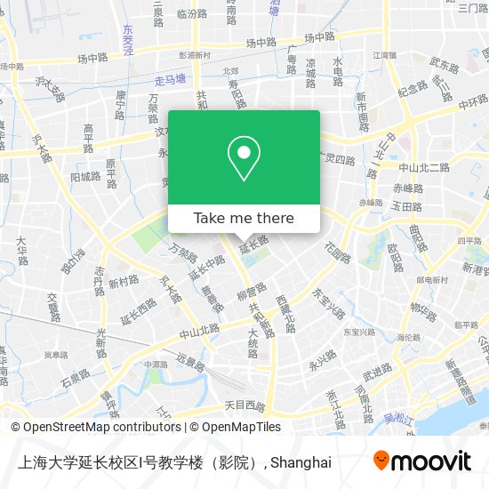 上海大学延长校区I号教学楼（影院） map