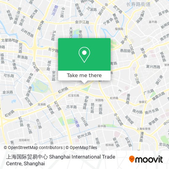 上海国际贸易中心 Shanghai International Trade Centre map