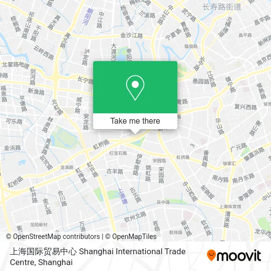 上海国际贸易中心 Shanghai International Trade Centre map