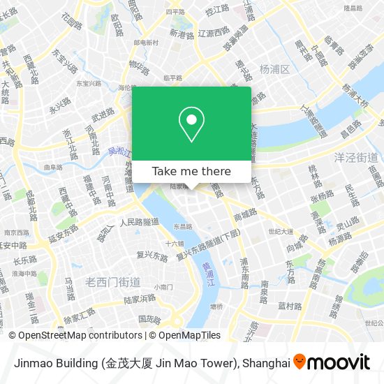 Jinmao Building (金茂大厦 Jin Mao Tower) map