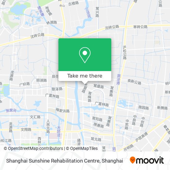 Shanghai Sunshine Rehabilitation Centre map