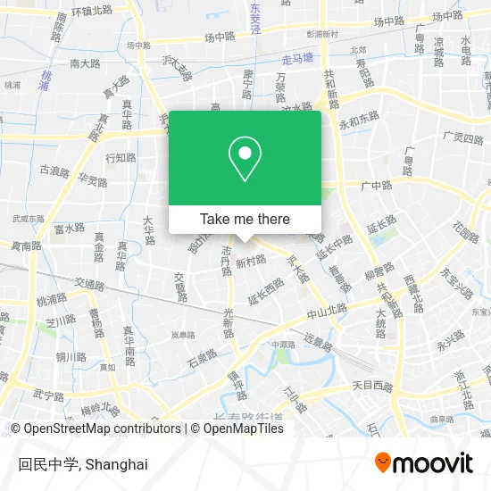 回民中学 map