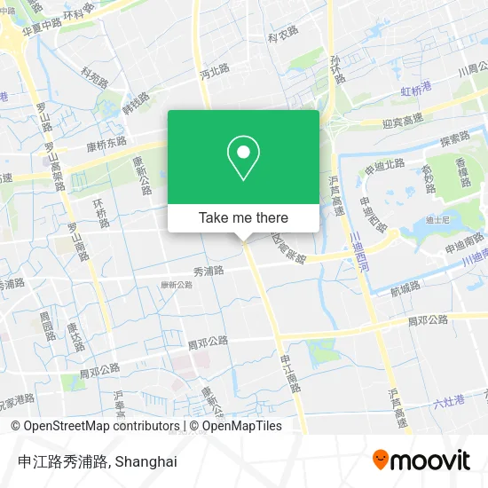 申江路秀浦路 map