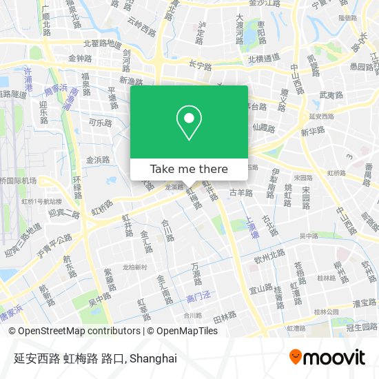 延安西路 虹梅路 路口 map