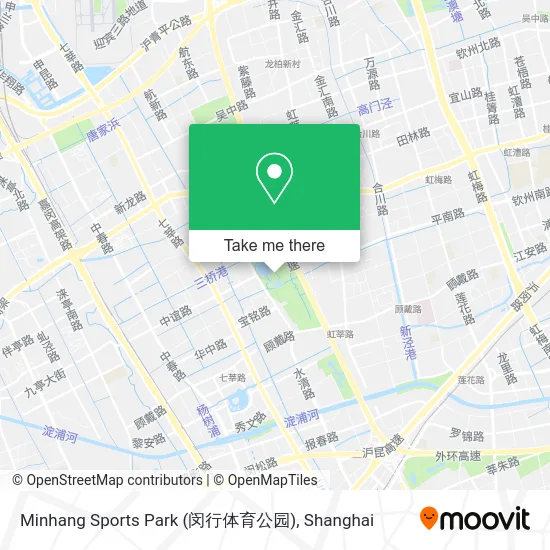 Minhang Sports Park (闵行体育公园) map