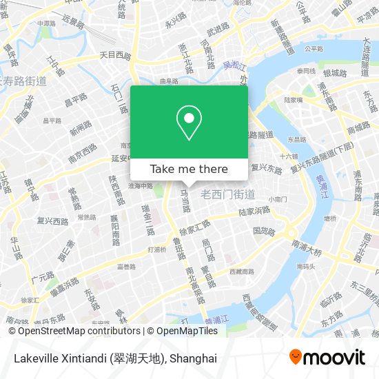 Lakeville Xintiandi (翠湖天地) map