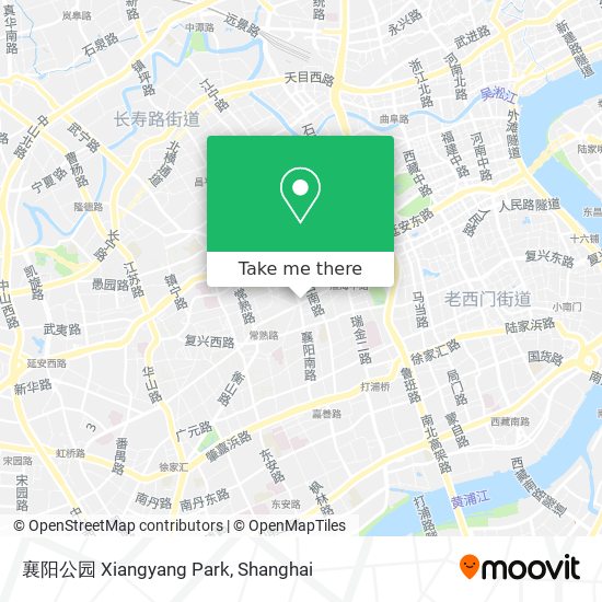 襄阳公园 Xiangyang Park map