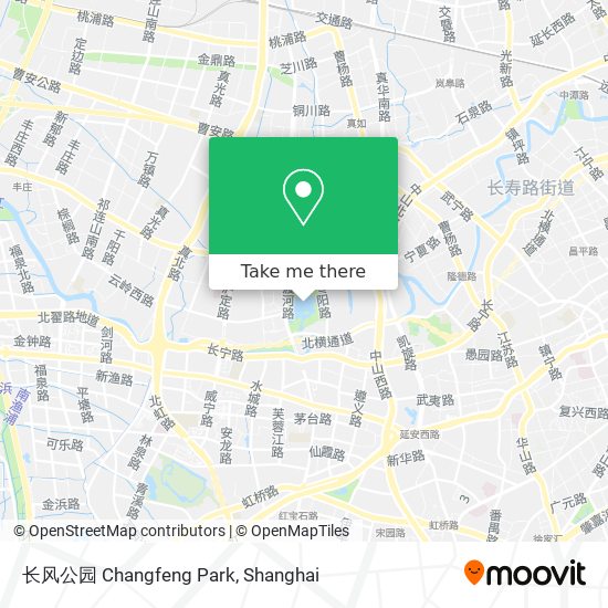 长风公园 Changfeng Park map