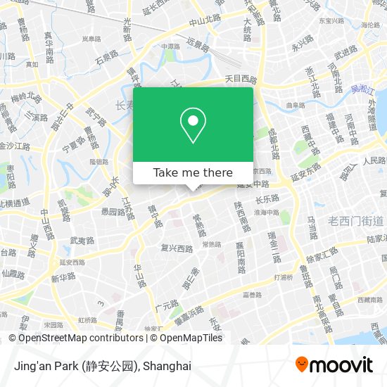 Jing'an Park (静安公园) map