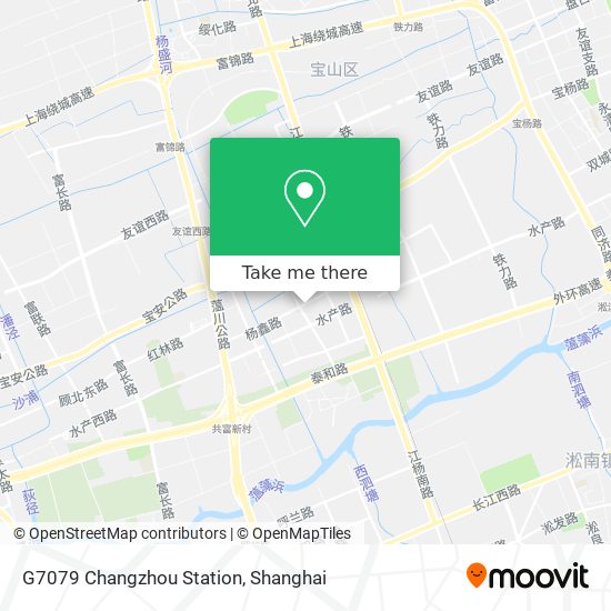 G7079 Changzhou Station map