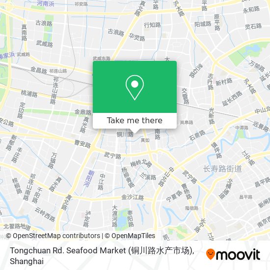 Tongchuan Rd. Seafood Market (铜川路水产市场) map